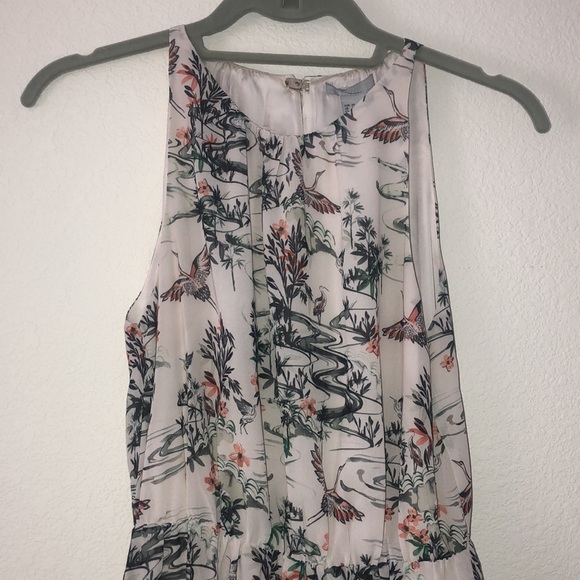 H&M Crane Cream Halter Dress Size 2 - Picture 3 of 10